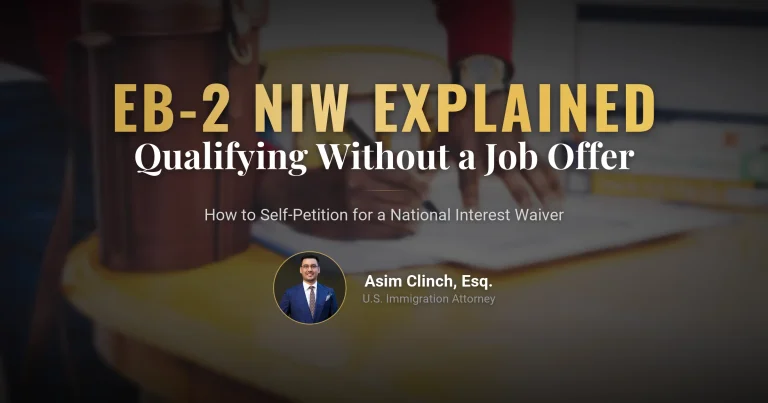 EB-2 NIW Visa Explained: How to Qualify Without a Job Offer
