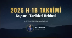 H1B Vizesi Başvuru Tarihleri (2025 Rehberi)