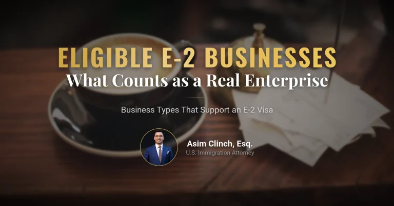 E-2 Visa Eligible Businesses