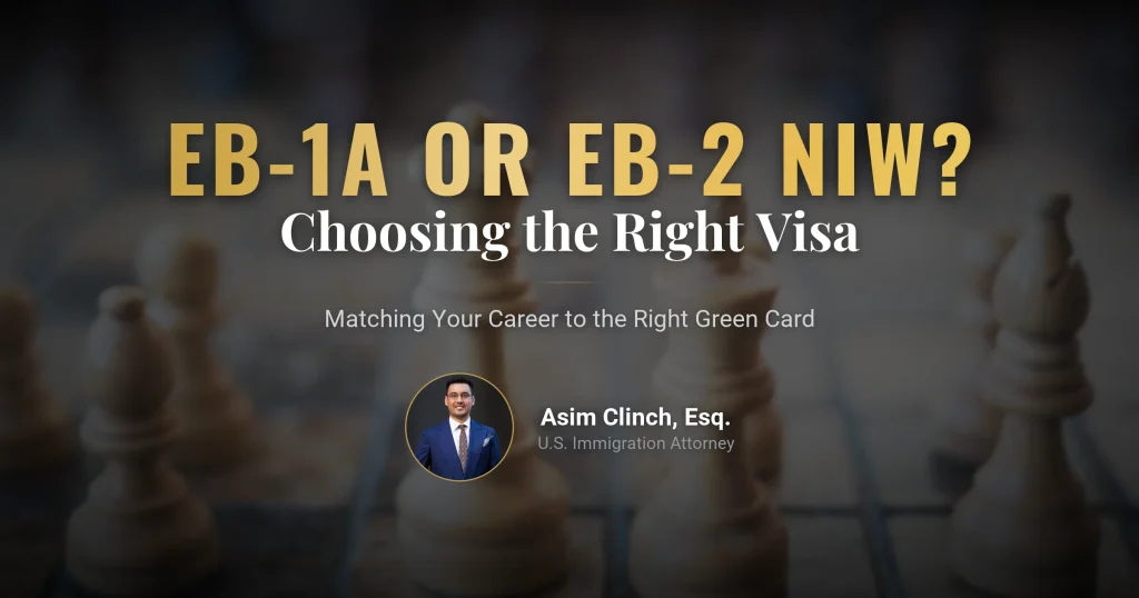 EB1-A and EB2 NIW: Choose the Right Visa for Your Career in the US