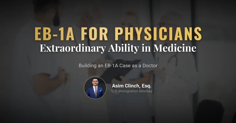 EB-1A Green Card Visa for Doctors