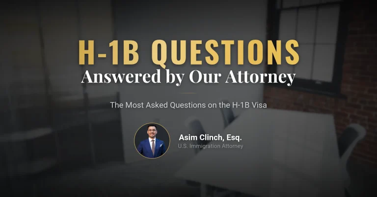 Lawyer Asım Kılınç Answers Your Questions About the H-1B Visa