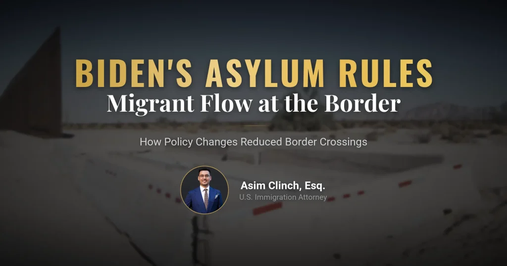 President Biden’s Asylum Policies Reduce Migrant Flow in the U.S.