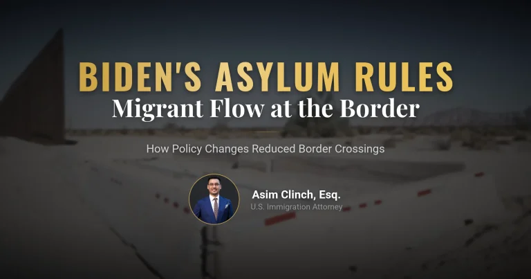 President Biden’s Asylum Policies Reduce Migrant Flow in the U.S.