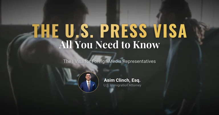 U.S. Press Visa: All You Need to Know