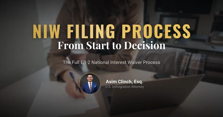 USA EB2 National Interest Waiver Visa Application Process