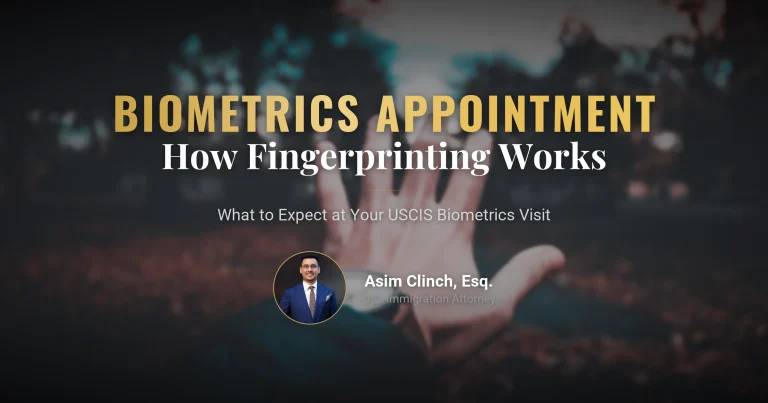 What is a Biometrics (Fingerprint) Appointment? What Should You Do?