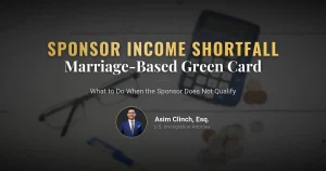 Marriage-Based Green Card: What to Do If Sponsor Income Is Insufficient? (2026 Guide)