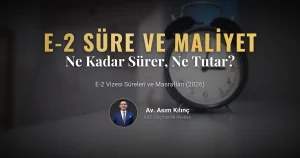 E2 Vizesi Ne Kadar Sürede Çıkar ve Maliyetleri Nelerdir? (2026 Kapsamlı Rehberi)