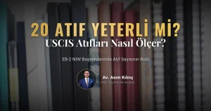 20 Atıf EB-2 NIW İçin Yeterli mi? USCIS Atıfları Nasıl Değerlendirir?