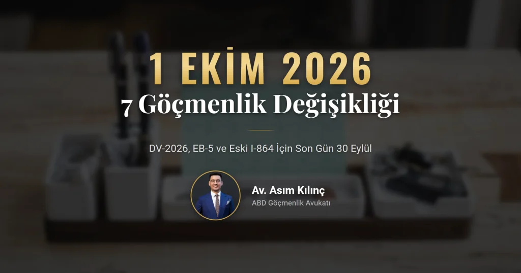 1 Ekim 2026 göçmenlik değişiklikleri: 30 Eylül son tarihleri, yeni mali yıl ve Ekim takvimi