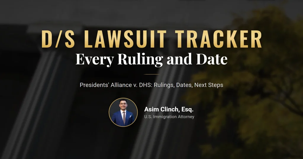 Duration of status lawsuit tracker: rulings, dates, and next steps