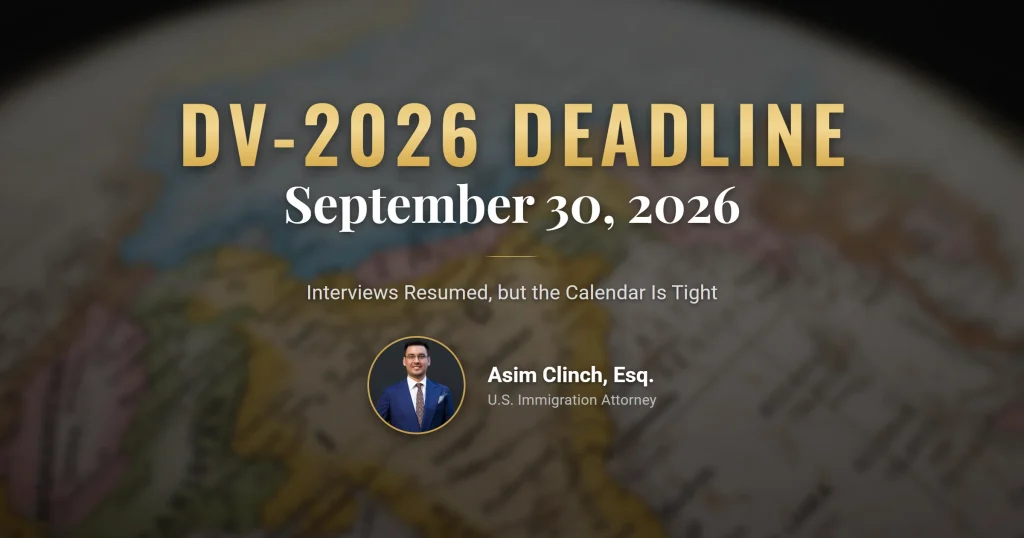 DV-2026's Final Two Weeks: Why September 30 Is a Hard Deadline and What Changed After the Court Ruling