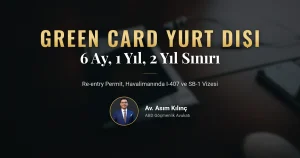Green card yurt dışı kalış süresi 2026: re-entry permit, havalimanında CBP kontrolü ve SB-1 vizesi