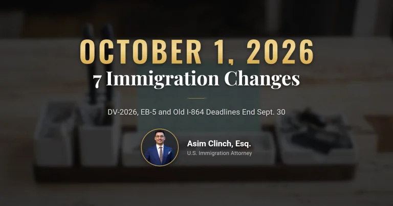 October 1 immigration changes for 2026: September 30 deadlines, the new fiscal year, and the October calendar