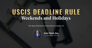 USCIS weekend deadline rule for paper and electronic filings in 2026