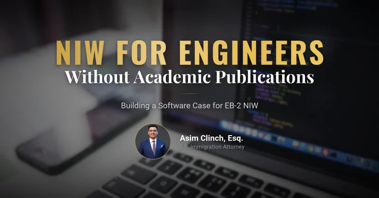 EB-2 NIW for Software Engineers: How to Build a Case Without Academic Publications