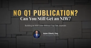 Can You Get an EB-2 NIW Without a Q1 Publication?