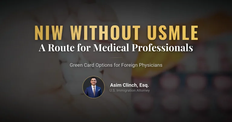 Is an EB-2 NIW possible without USMLE?