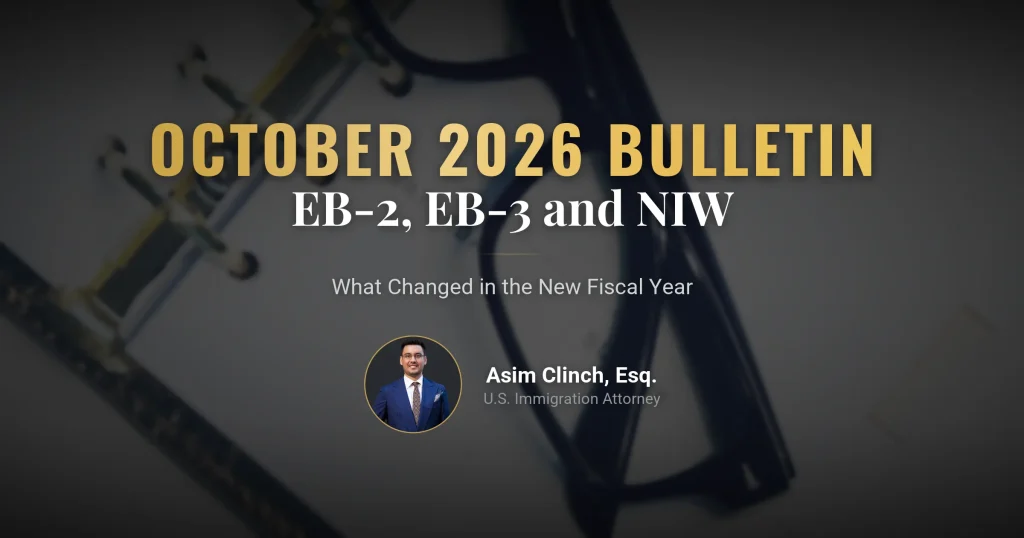 October 2026 Visa Bulletin: What Changed for EB-2, EB-3, and NIW in the New Fiscal Year?