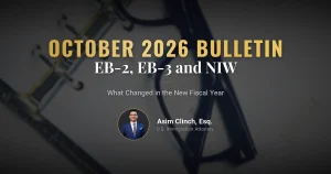 October 2026 Visa Bulletin: What Changed for EB-2, EB-3, and NIW in the New Fiscal Year?