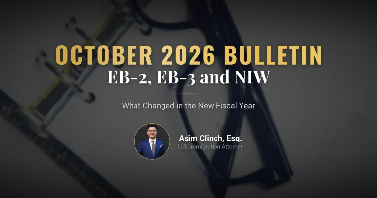 October 2026 Visa Bulletin: What Changed for EB-2, EB-3, and NIW in the New Fiscal Year?