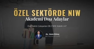 Özel Sektörde Çalışan Biri EB-2 NIW Alabilir mi?