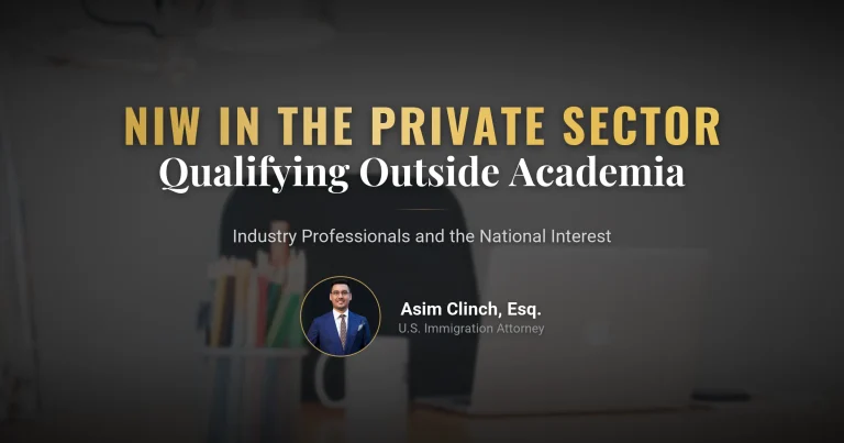 Private-Sector EB-2 NIW: Can You Qualify?