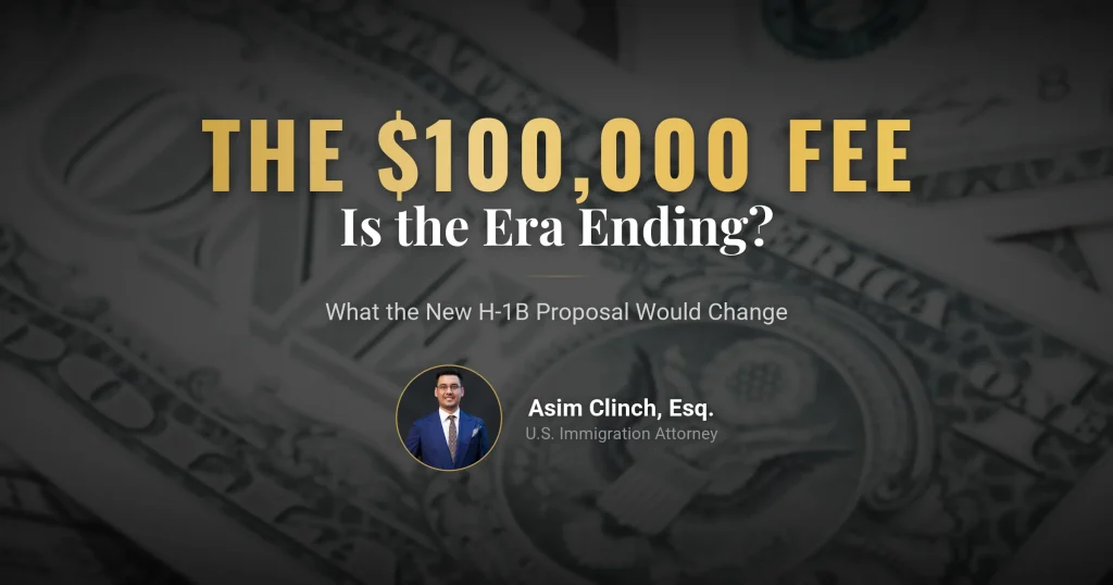 The $100,000 H-1B Payment Nears Its End: What the New Proposal Announced?