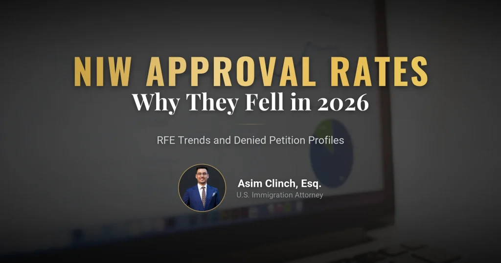 Why Did the EB-2 NIW Approval Rate Fall? 2026 Data, RFEs, and Denied Petition Profiles