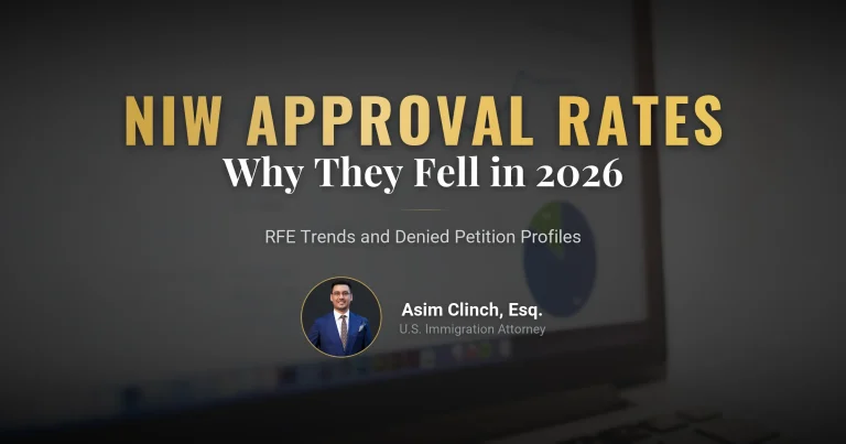 Why Did the EB-2 NIW Approval Rate Fall? 2026 Data, RFEs, and Denied Petition Profiles