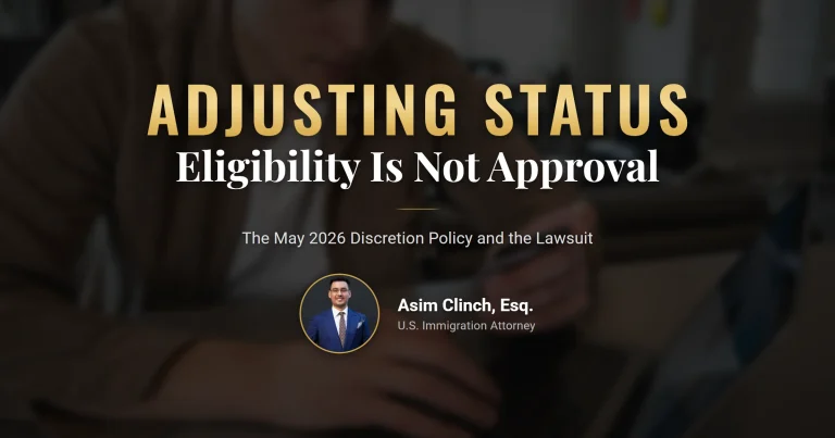adjustment of status discretion under the 2026 USCIS policy
