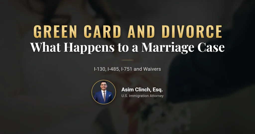 Green card divorce stages and immigration records