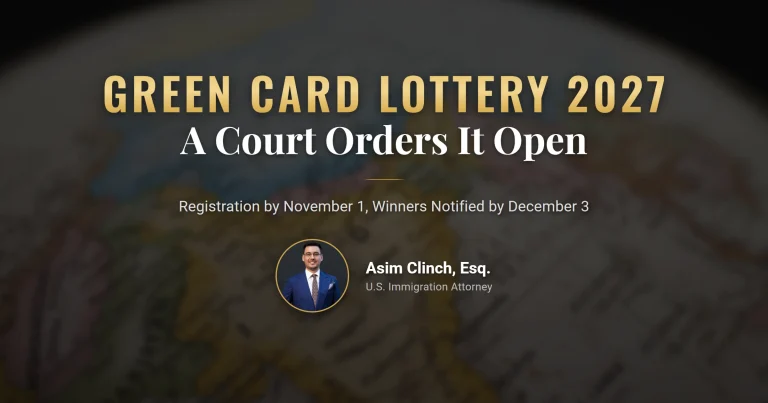 Green Card Lottery 2027 court timeline and safe preparation