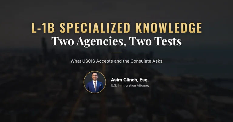 L-1B specialized knowledge agency standards