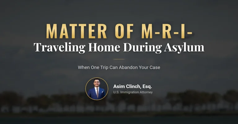 Matter of M-R-I- asylum travel documents and passport