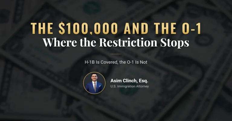 O-1 visa alternative and H-1B cost comparison