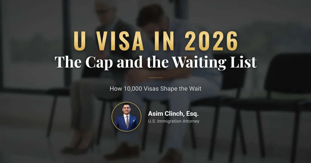 u visa waiting list annual cap and green card path
