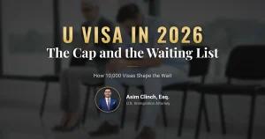 u visa waiting list annual cap and green card path