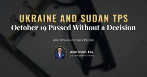 Ukraine TPS work permit and employment documents