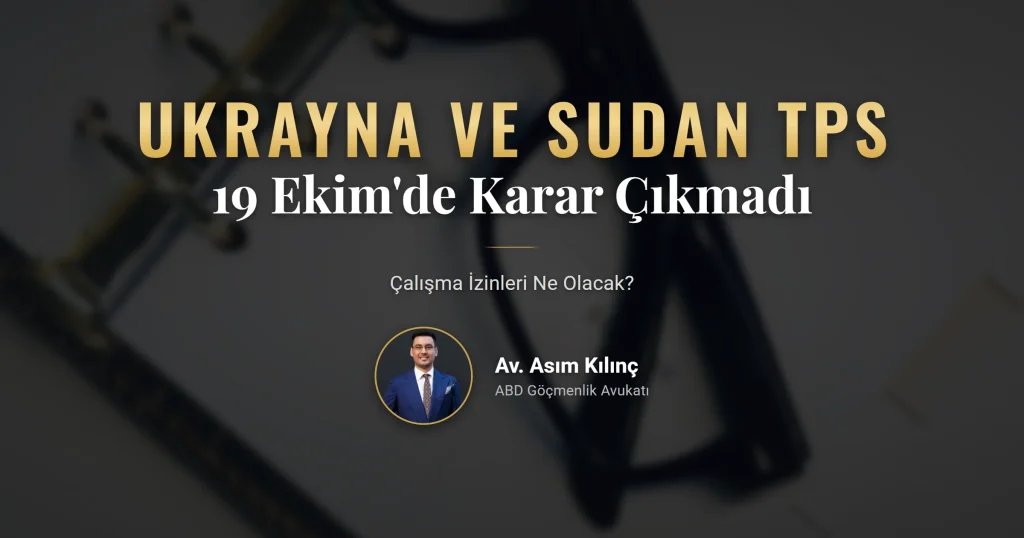 Ukrayna Sudan TPS çalışma izni belgeleri
