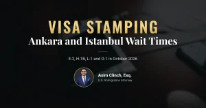 visa stamping appointment comparison for Ankara and Istanbul