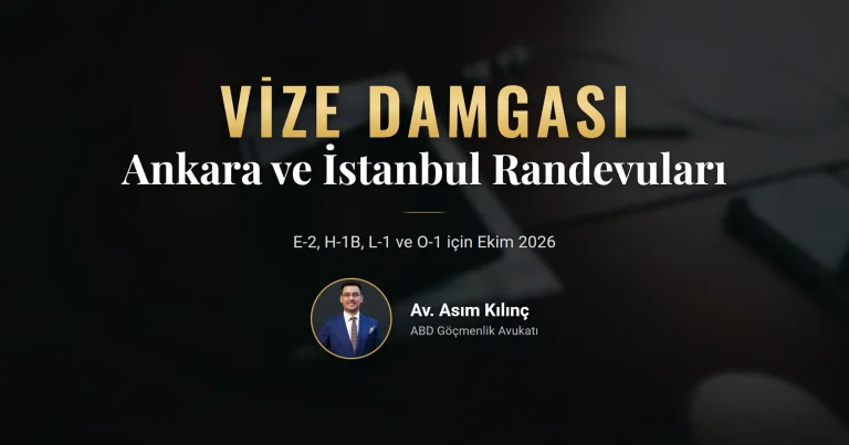 vize damgası randevusu için Ankara ve İstanbul karşılaştırma takvimi